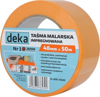 Изображение Deka TAÅMA RYÅ»OWA MALARSKA IMPREGNOWANA 48MM*50M