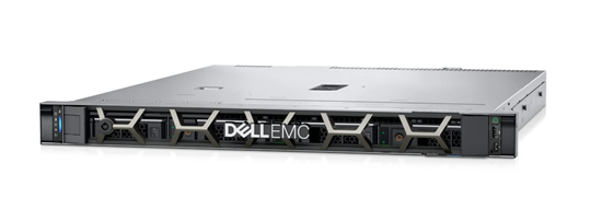 Picture of Dell PowerEdge | R250 | Rack (1U) | Intel Xeon | 1 | E-2314 | 4C | 4T | 2.8 GHz | Up to 4 x 3.5" | Hot-swap drive bays | PERC H355 | iDRAC9 Basic | Power supply 1x700 W | 1U/2U Static Rails | No OS | Warranty Basic NBD, 36 month(s)