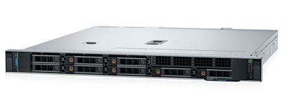 Attēls no Dell PowerEdge | R360 | Rack (1U) | Intel Xeon | 1 | E-2414 | 4C | 4T | 2.6 GHz | Up to 4 x 3.5" | Hot-swap drive bays | PERC H355 | Power supply 2x700 W | ReadyRails Sliding Rails | No OS | Warranty Basic NBD Warranty, 36 month(s)