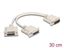 Picture of Delock Adapter Y-Cable Splitter D-Sub 15 pin male to 2 x D-Sub 15 pin female with screws 30 cm