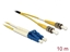 Attēls no Delock Cable Optical Fibre LC Duplex to ST Duplex Singlemode OS2 10 m