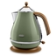 Изображение DELONGHI Icona Vintage Kettle KBOV 2001.GR, 1,7L, 2000W, Stainless steel, Green/Brown