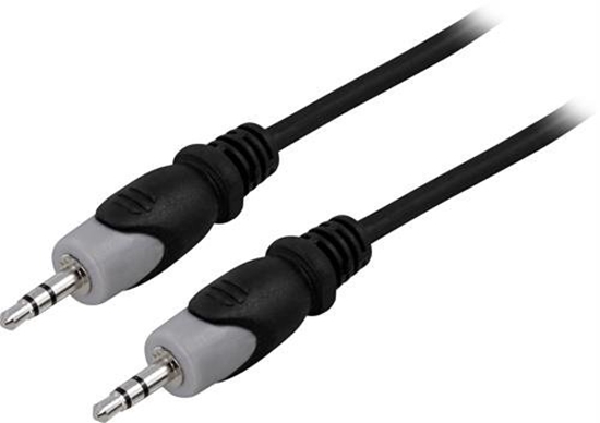 Picture of DELTACO audio cable, 3.5mm ha - ha, 10m Standard stereo cable to connect an audio source to the comp