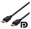 Attēls no DELTACO DisplayPort kabelis, 1m, 4K UHD, DP 1.2, juodasDisplayPort kabelis su DP 1.2, skirtas dvie