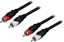 Attēls no DELTACO garso kabelis, 2xRCA ha - ha, 3m.Cable Type    audio CableContact (other end)    2 x RCA mal