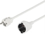 Attēls no DELTACO grounded extension cable, 1xCEE 7/7, 1xCEE 7/4 (Schuko), grip-friendly , 5m , whiteExtension