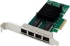 Picture of Digitus 4 port Gigabit Ethernet network card, RJ45, PCI Express, Intel I350