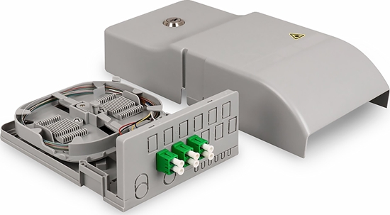 Picture of DIGITUS FTTH Hausübergabepunkt, 3xLC/APC,  Duplex