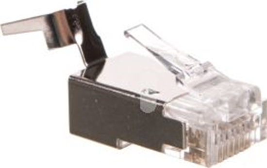 Picture of Wtyk RJ45 (8P8C) uniwersalny, kat.6A, ekranowany, AWG 24-22, opakowanie 100 szt. 