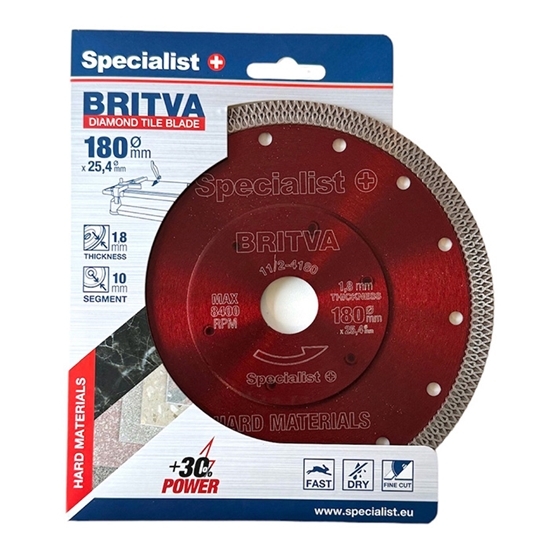 Изображение Dimanta ripa Specialist Britva 180x1.8x25.4mm