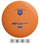 Picture of Diskgolfo diskas Fairway Driver S-LINE FD1 Orange