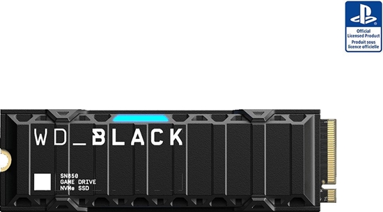 Picture of Dysk SSD WD Black SN850 1TB M.2 2280 PCI-E x4 Gen4 NVMe (WDBBKW0010BBK-WRSN)