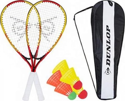 Изображение Dunlop Zestaw do Speedmintona Racketball Set Dunlop żólto-czerwone 762091