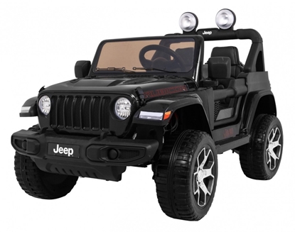 Attēls no Dvivietis elektromobilis Jeep Wrangler Rubicon, juodas