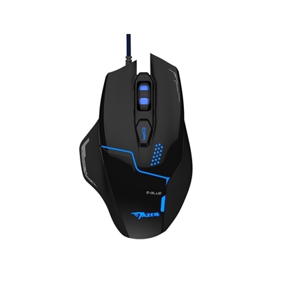 Изображение E-Blue EMS626 Mazer V2 Gaming Mouse with Additional Buttons / LED / 2500 DPI / USB Black