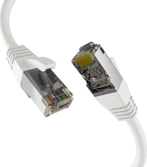 Изображение EFB EFB CAT8.1 WEISS 1m RJ45 PATCHKABEL S/FTP PIMF