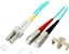 Picture of EFB EFB LWL Kabel Duplex Jumper LC-SC 50/125 OM3 5 Meter LSZH Halogenfrei aqua 2.0mm geprueft mit Messprotokoll