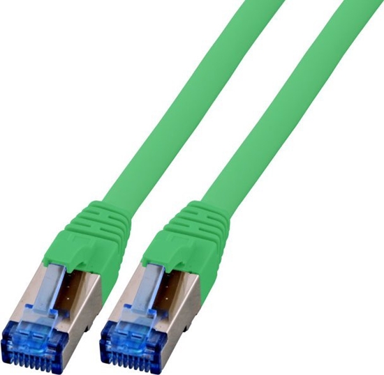 Picture of EFB EFB RJ45 Patchkabel S/FTP Cat6A Superflex LSZH GRUEN Laenge 3m 10Gbit 500MhZ 100 Prozent Kupfer mit Cat 7 Rohkabel (K5525FGN.3) - 4246113