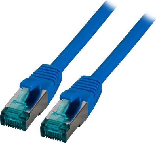 Изображение EFB EFB RJ45 Patchkabel S/FTP, Cat.6A, LSZH, 1m, blau