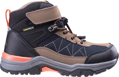 Attēls no Elbrus Dziecięce buty Elbrus Alven Mid Wp Jr black/navy/brown/orange rozmiar 33