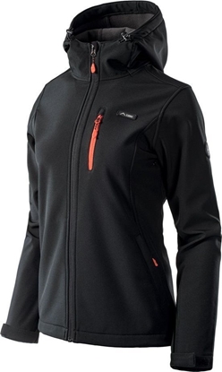 Attēls no Elbrus SOFTSHELL IVER WO'S BLACK/SPICY ORANGE/ASPHALT M