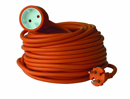 Изображение ELECTRALINE 01623 Extension cord 20m / 2x1.5 / orange