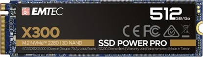 Изображение Emtec SSD M.2 NVMe PCIe 3.0 X300 512GB Intern