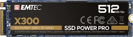 Изображение Emtec SSD M.2 NVMe PCIe 3.0 X300 512GB Intern