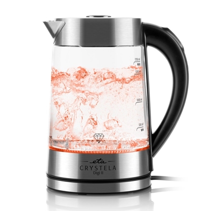 Attēls no ETA Kettle | ETA515490000 CRYSTELA DIGI II | Electric | 2200 W | 1.7 L | Glass | 360° rotational base | Glass