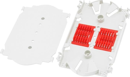 Picture of ExtraLink EXTRALINK 24 CORE FIBER OPTIC SPLICE TRAY SINGLE HOLE