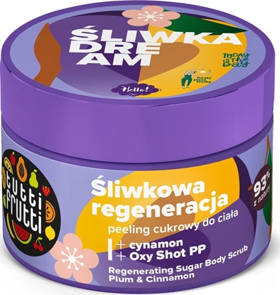 Attēls no Farmona Farmona Tutti Frutti Śliwka Dream Peeling cukrowy do ciała Śliwkowa Regeneracja 300g