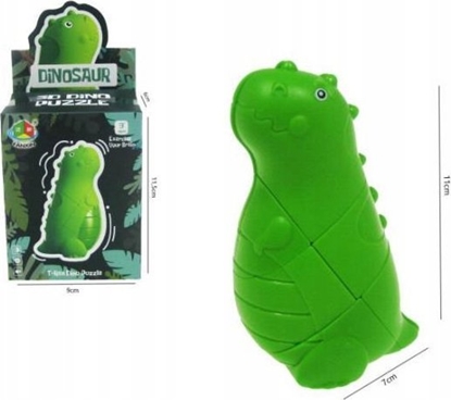 Picture of Figurka Hipo Dinozaur T-Rex 11cm kostka magiczna 3D H13086 Hipo