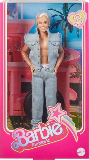 Изображение Figurka Mattel Mattel Barbie Signature The Movie - Ken doll from the film in jeans outfit and original Ken underwear, toy figure