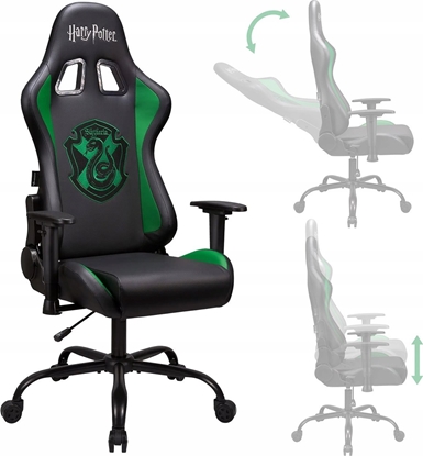 Attēls no Fotel Subsonic Subsonic Gaming Stuhl Pro - Harry Potter Slytherin