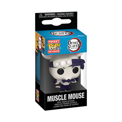 Изображение FUNKO POP! Raktų pakabutis: Demon Slayer - Muscle Mouse, 10 cm