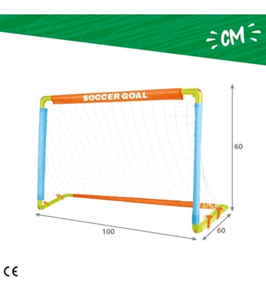 Изображение Futbola vārti salokāmi 100x60x60 cm CB Sport 3+ CB47692