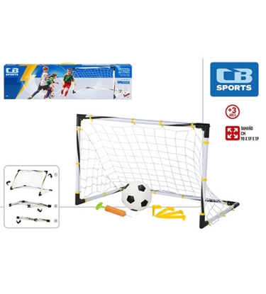 Изображение Futbola vārti salokāmi 90x59x59cm CB Sport 3+ CB43482