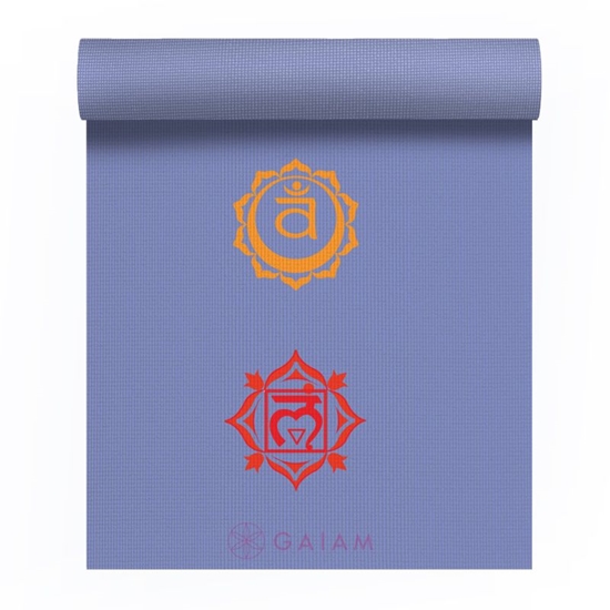 Изображение GAIAM Chakra 4 MM 55321 Vingrošanas paklājiņš