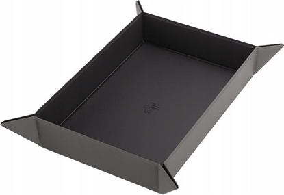 Attēls no Gamegenic Gamegenic: Magnetic Dice Tray - Rectangular - Black/Gray