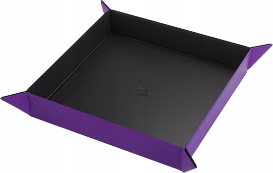 Picture of Gamegenic Gamegenic: Magnetic Dice Tray - Square - Black/Purple