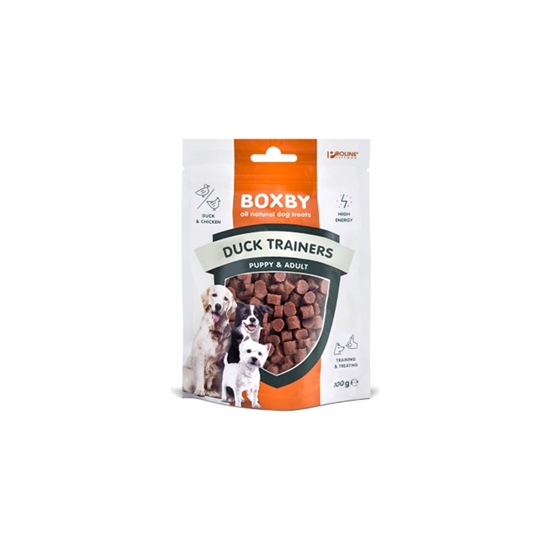 Изображение Gardums suņiem Boxby Pīles gaļas gabaliņi Trainer 100g