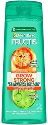 Attēls no Garnier Fructis Grow Strong Orange wzmacniający szampon do włosów cienkich z tendencją do wypadania 400ml