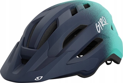 Attēls no Giro Kask dziecięcy FIXTURE II INTEGRATED MIPS matte midnight blue screaming teal fade r. Uniwersalny (50-57 cm)