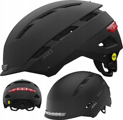 Attēls no Giro Kask miejski GIRO ESCAPE MIPS INTEGRATED matte black roz. M (55-59 cm) (NEW)