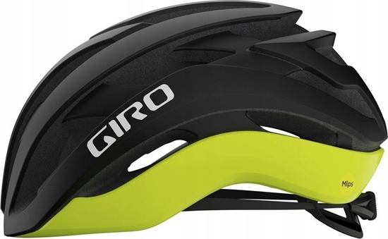 Изображение Giro Kask szosowy GIRO CIELO MIPS matte black highlight yellow roz. M (55-59 cm) (NEW 2024)