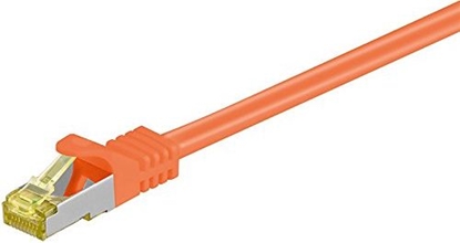 Attēls no Goobay Wentronic goobay - Patch- Cable - RJ- 45 (M) to RJ- 45 (M) - 15,0m - SFTP, PiMF - Cat.7 RohCable - halogen free, shaped - orange (91651)