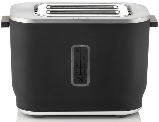 Picture of Gorenje | Toaster Ora Ito design | T800ORAB | Power 800 W | Number of slots 2 | Housing material Plastic | Black