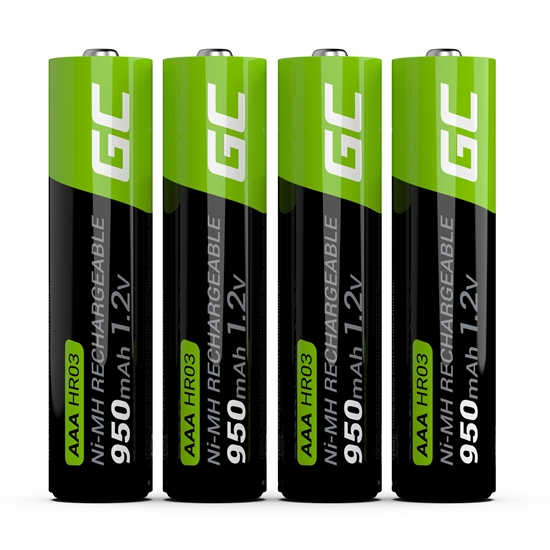 Picture of Green Cell 4x Akumulator AAA HR03 950mAh