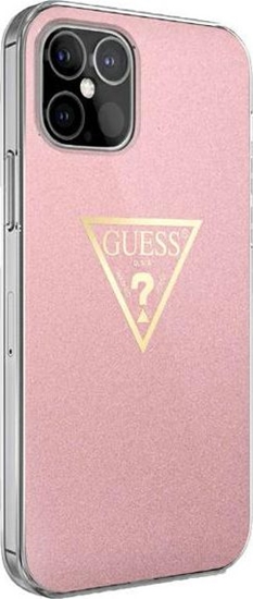 Picture of Guess Etui Guess Metallic Collection HardCase do iPhone 12 Mini różowe