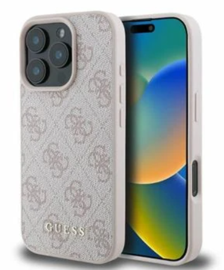 Picture of Guess GUHCP16LG4GFPI Back Case for Apple iPhone 16 Pro